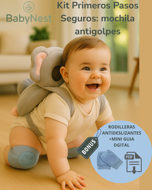 Kit Primeros Pasos Seguros: mochila antigolpes